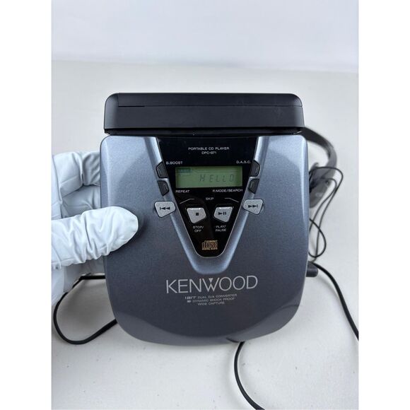 Vintage 1996 Kenwood DPC-971 Discman Portable CD Player Battery Extender Bundle - Picture 5 of 12